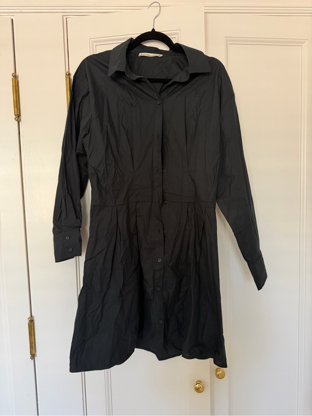 Abercrombie long sleeve poplin shirt dress